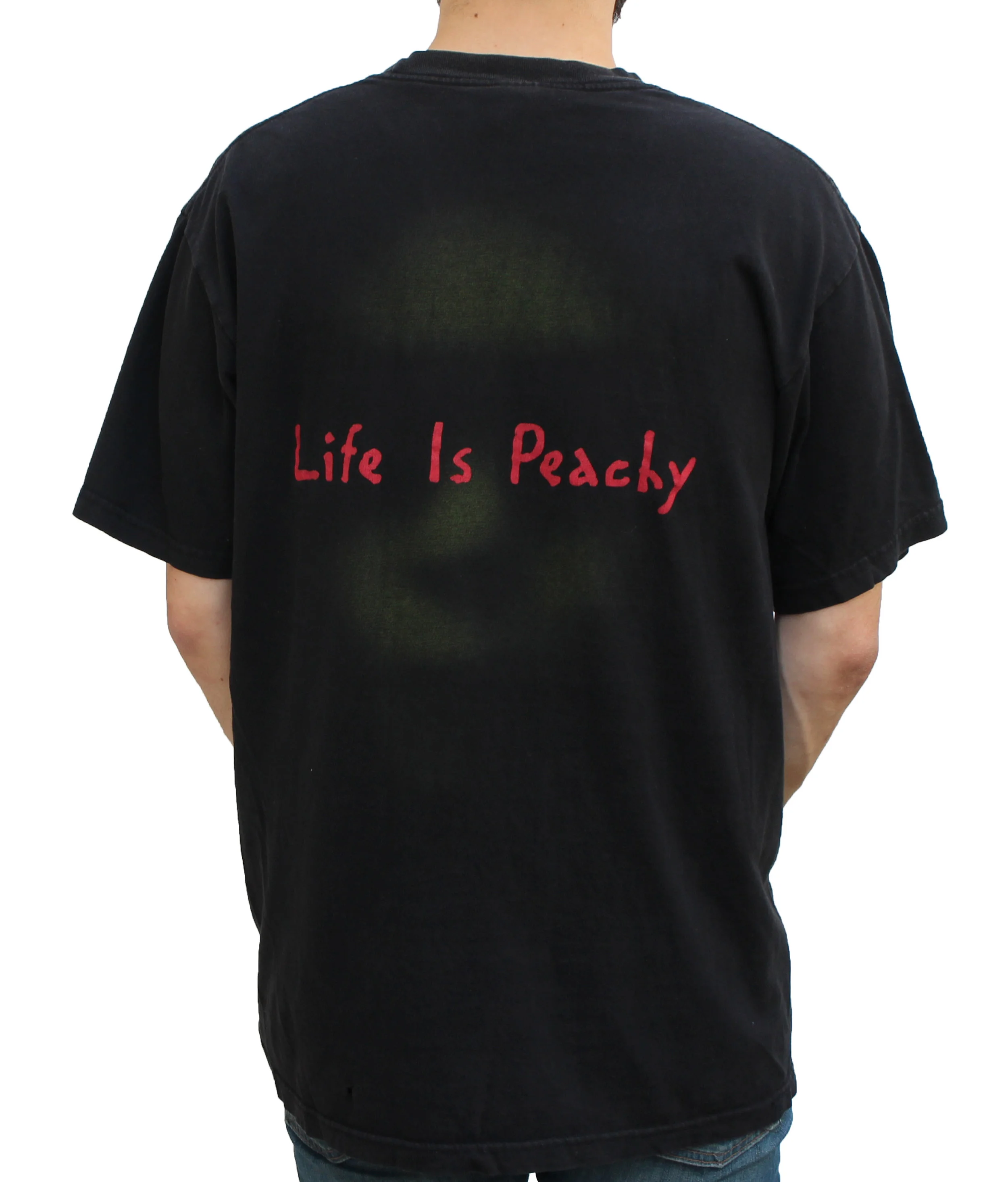 90's KORN LIFE IS PEACHY ツアー バンド Tシャツ Vintage 90s KORN Tour Concert Life is Peachy T Shirt Size